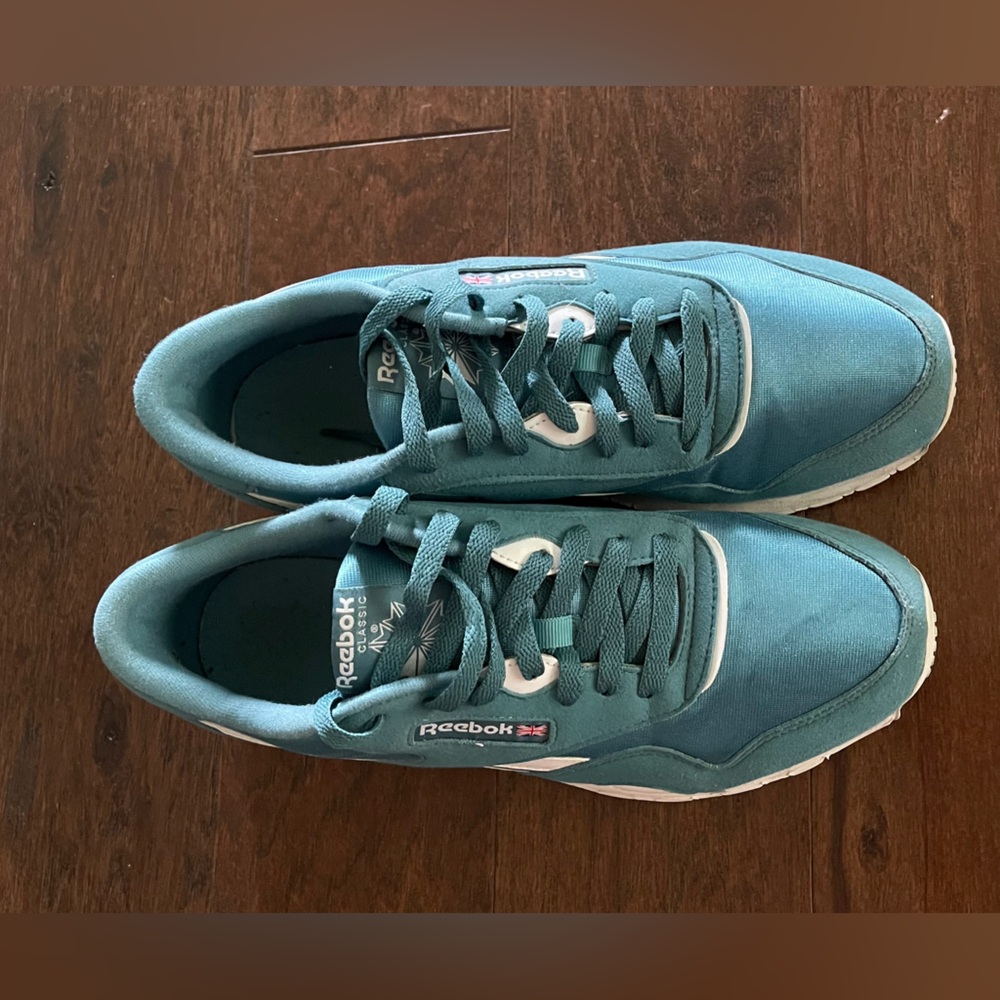 Reebok Classic Nylon Sneakers in Mineral Mist - Picture 4 of 8